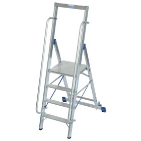 Stabilo Stufen-Stehleiter mit großer Standplattform 4 Stufen Stabilo Stufen-Stehleiter mit großer Standplattform 4 Stufen