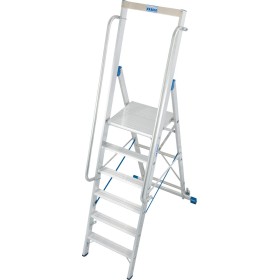 Stabilo Stufen-Stehleiter mit großer Standplattform 6 Stufen Stabilo Stufen-Stehleiter mit großer Standplattform 6 Stufen