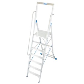 Stabilo Stufen-Stehleiter mit großer Standplattform 7 Stufen Stabilo Stufen-Stehleiter mit großer Standplattform 7 Stufen
