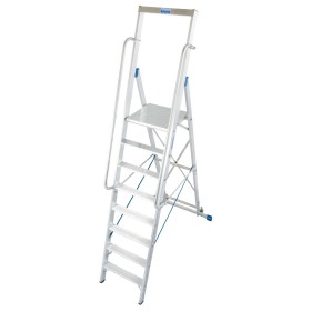 Stabilo Stufen-Stehleiter mit großer Standplattform 8 Stufen Stabilo Stufen-Stehleiter mit großer Standplattform 8 Stufen