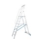 Stabilo Stufen-Stehleiter mit großer Standplattform 8 Stufen