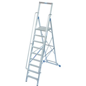 Stabilo Stufen-Stehleiter mit großer Standplattform 9 Stufen Stabilo Stufen-Stehleiter mit großer Standplattform 9 Stufen