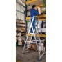 Stabilo Stufen-Stehleiter mit großer Standplattform 9 Stufen
