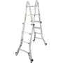 TeleVario Sprossen-Gelenk-Teleskopleiter mit 4 Holmverlängerungen 4 x 4 Sprossen