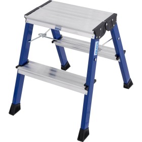 Monto Doppel-Klapptritt Rolly blau,  2x2 Stufen Monto Doppel-Klapptritt Rolly blau,  2x2 Stufen