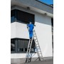 Stabilo Mehrzweckleiter Professional +S, 2x12 Stufen/Sprossen