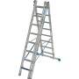 Stabilo Professional Vielzweckleiter +S, 3x8 Stufen/Sprossen