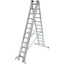 Stabilo Professional Vielzweckleiter +S, 3x12 Stufen/Sprossen
