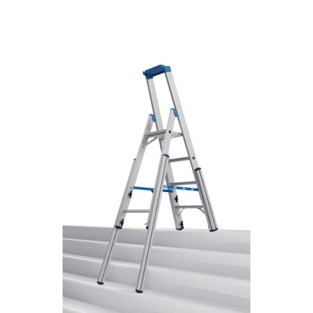 STABILO Teleskop-Stufen-StehLeiter, 4 Stufen