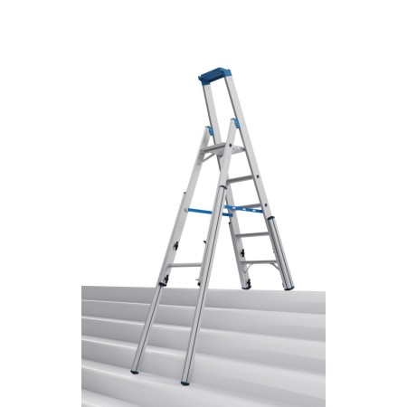 STABILO Teleskop-Stufen-StehLeiter, 5 Stufen