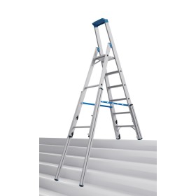 STABILO Teleskop-Stufen-StehLeiter, 6 Stufen