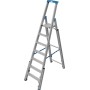 STABILO Teleskop-Stufen-StehLeiter, 7 Stufen