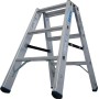 STABILO Stufen-Doppelleiter Schwerlast 2x3 Stufen