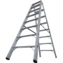 STABILO Stufen-Doppelleiter Schwerlast 2x8 Stufen