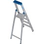 Stabilo Stehleiter mit R13 Stufen, 4 Stufen