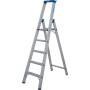 Stabilo Stehleiter mit R13 Stufen, 5 Stufen