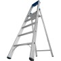 Stabilo Stehleiter mit R13 Stufen, 5 Stufen
