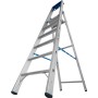 Stabilo Stehleiter mit R13 Stufen, 6 Stufen