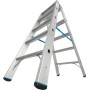 Stabilo Doppelleiter mit R13-Stufen, 2 x 5 Stufen