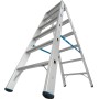 Stabilo Doppelleiter mit R13-Stufen, 2 x 6 Stufen