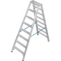 Stabilo Doppelleiter mit R13-Stufen, 2 x 8 Stufen
