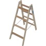 Stabilo Sprossen-Doppelleiter (Holz) 2x4 Sprossen