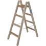 Stabilo Sprossen-Doppelleiter (Holz) 2x4 Sprossen