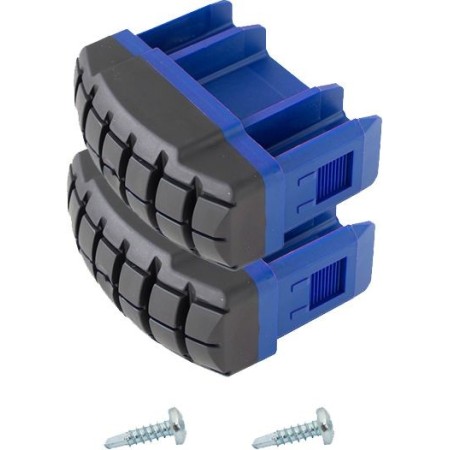 Fußstopfen (Paar), blau