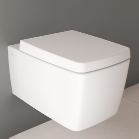 VitrA Metropole Wand-WC VitrAflush 2.0, ohne Spülrand mit WC-Sitz Slim Wrap VitrA Metropole Wand-WC VitrAflush 2.0, ohne Spülrand mit WC-Sitz Slim Wrap