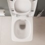 VitrA Metropole Wand-WC VitrAflush 2.0, ohne Spülrand mit WC-Sitz Slim Wrap