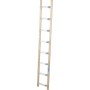 DachLeiter mit 8 Sprossen aus Alu und Holz