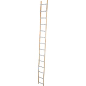 DachLeiter mit 14 Sprossen aus Alu und Holz DachLeiter mit 14 Sprossen aus Alu und Holz
