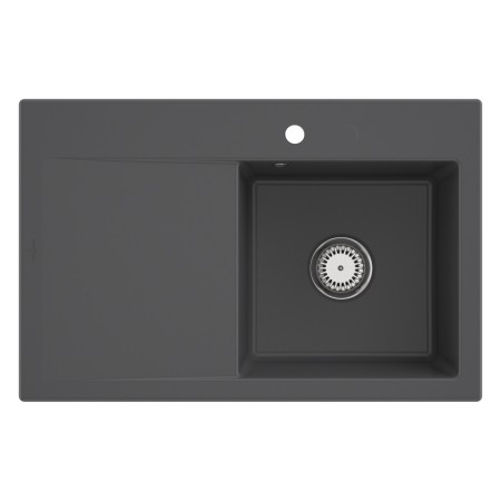 Villeroy & Boch Subway Style 45 Einbauspüle, Ablaufgarnitur mit Handbetätigung, Becken rechts