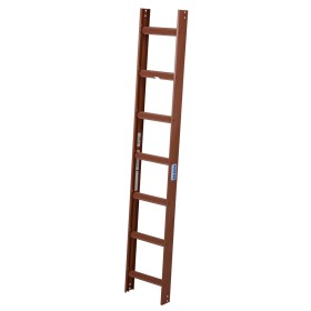 Kaminkehrerleiter (Rot), 7 Sprossen Kaminkehrerleiter (Rot), 7 Sprossen