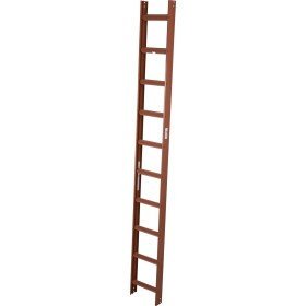 Kaminkehrerleiter (Rot), 10 Sprossen Kaminkehrerleiter (Rot), 10 Sprossen