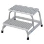 STABILO MontageTritt mit Gitterroststufen 2 Stufen