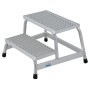 STABILO MontageTritt mit Gitterroststufen 2 Stufen