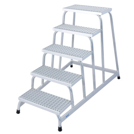 STABILO MontageTritt mit Gitterroststufen 5 Stufen