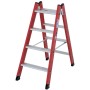 Kunststoff Stufen-DoppelLeiter, 2x4 Stufen