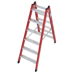 Kunststoff Stufen-DoppelLeiter, 2x6 Stufen Kunststoff Stufen-DoppelLeiter, 2x6 Stufen