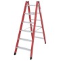 Kunststoff Stufen-DoppelLeiter, 2x6 Stufen