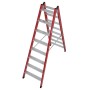 Kunststoff Stufen-DoppelLeiter, 2x8 Stufen