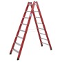 Kunststoff Stufen-DoppelLeiter, 2x8 Stufen