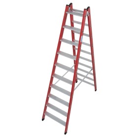 Kunststoff Stufen-DoppelLeiter, 2x10 Stufen Kunststoff Stufen-DoppelLeiter, 2x10 Stufen