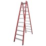 Kunststoff Stufen-DoppelLeiter, 2x10 Stufen