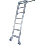 Stufen-RegalLeiter für T-Schienenanlage, 6 Stufen