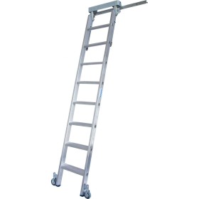 Stufen-RegalLeiter für T-Schienenanlage, 8 Stufen Stufen-RegalLeiter für T-Schienenanlage, 8 Stufen