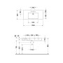 Duravit Vero Möbelwaschtisch 105 cm mit 1 Hahnloch