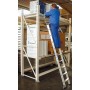 Stufen-RegalLeiter für T-Schienenanlage, 12 Stufen