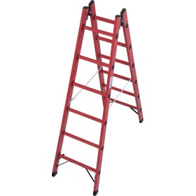 Vollkunststoff Sprossen-DoppelLeiter, 2x6 Sprossen Vollkunststoff Sprossen-DoppelLeiter, 2x6 Sprossen